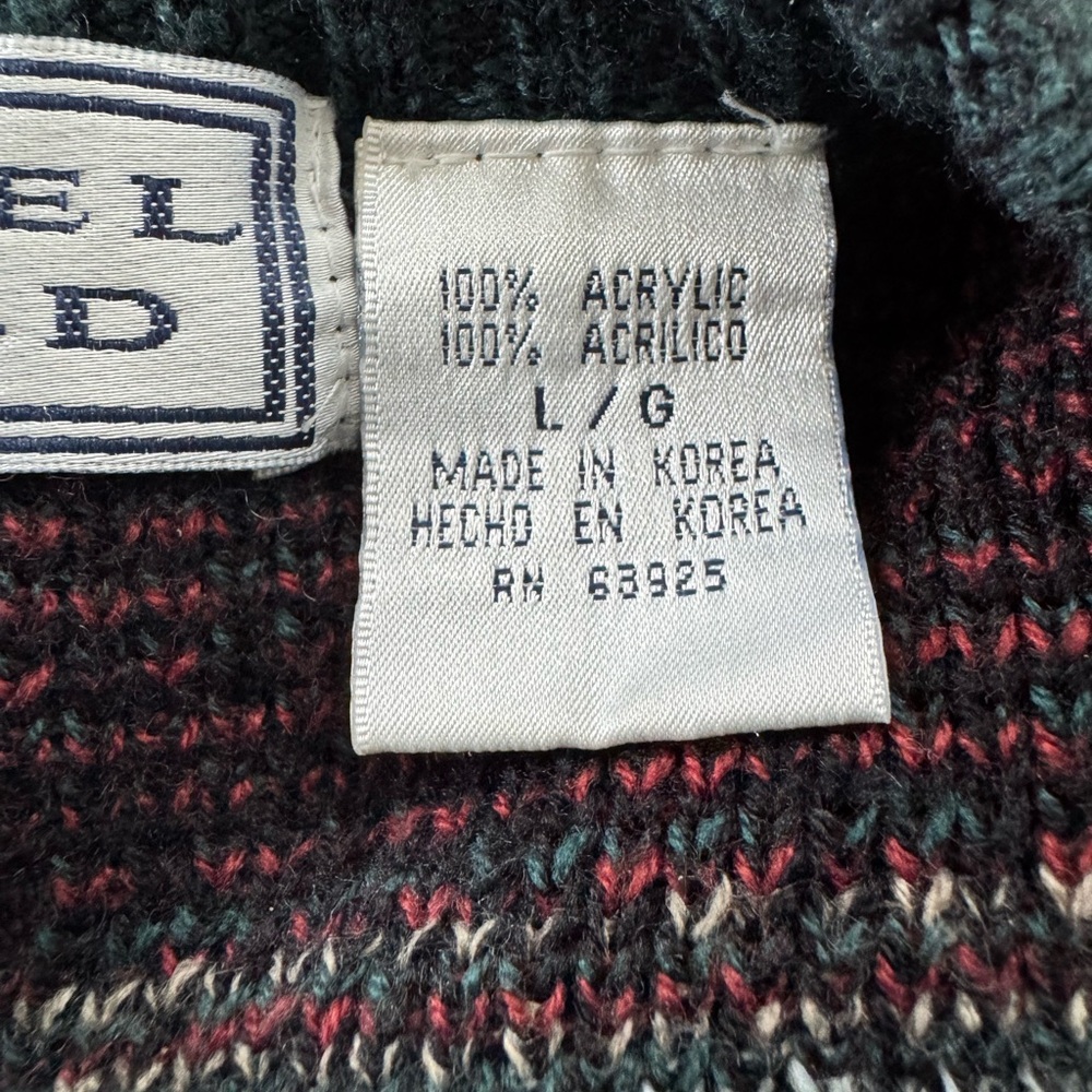 {Michael Gerald} Patterned Sweater - image 5